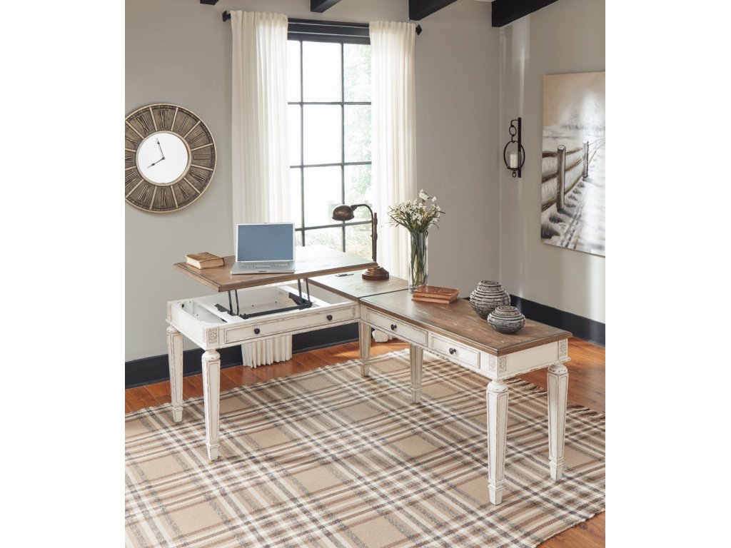 Realyn 2-Piece Home Office Lift Top Desk - image 6