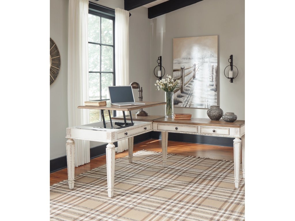 Realyn 2-Piece Home Office Lift Top Desk - image 7