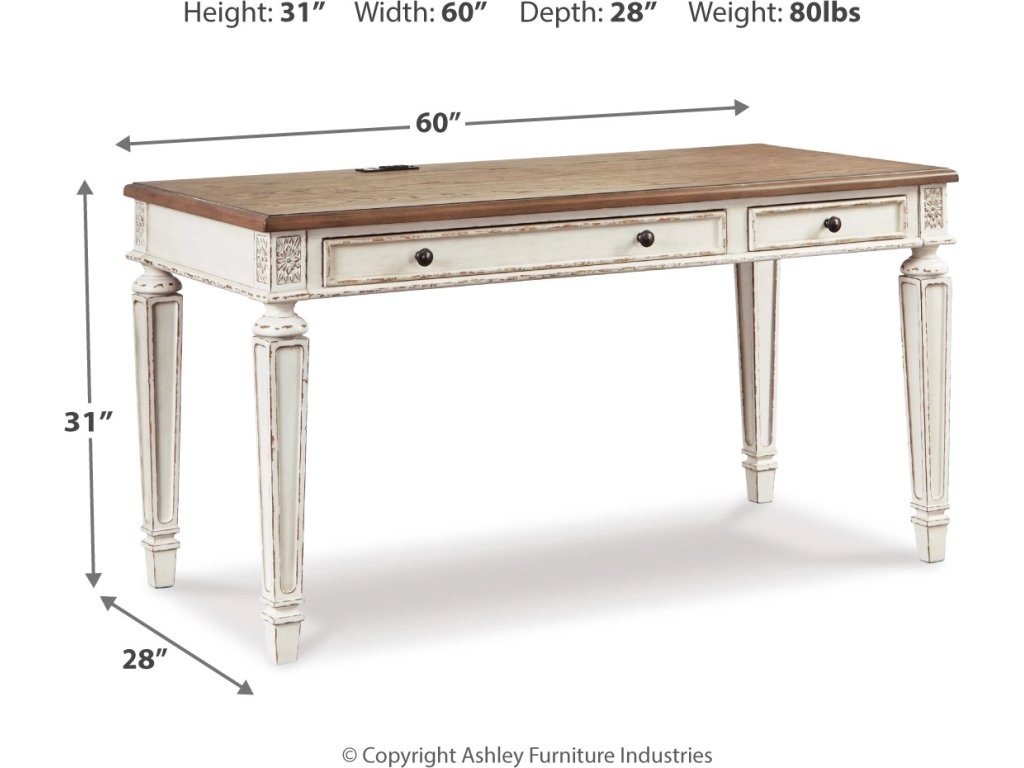 Realyn 60" Home Office Desk - image 3