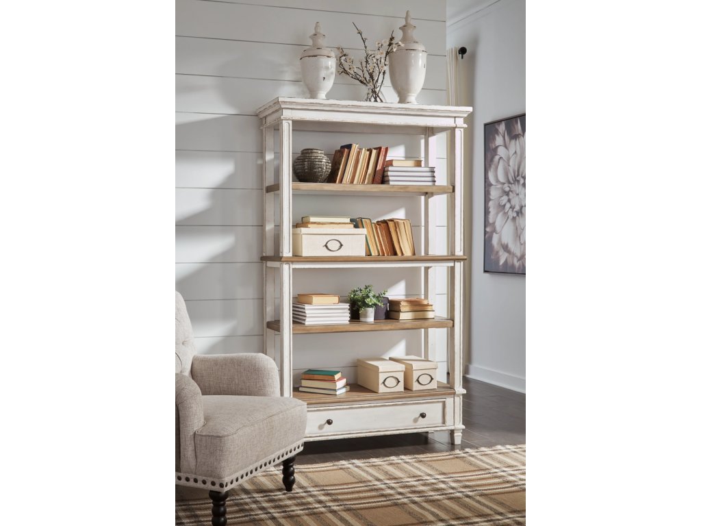 Realyn Lift-top Desk, L-shaped Desk and 4 Bookcases - image 9