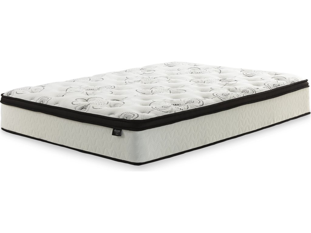 Chime 12 Inch Hybrid California King Mattress and Foundation Set - image 1