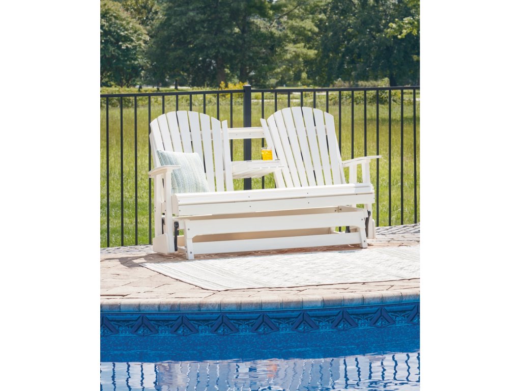 Hyland Wave Outdoor Glider Loveseat - image 3