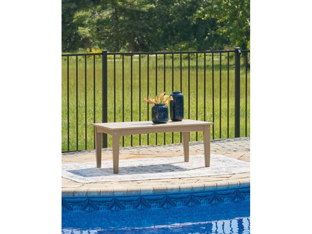 Hyland Wave Outdoor Coffee Table - image 1