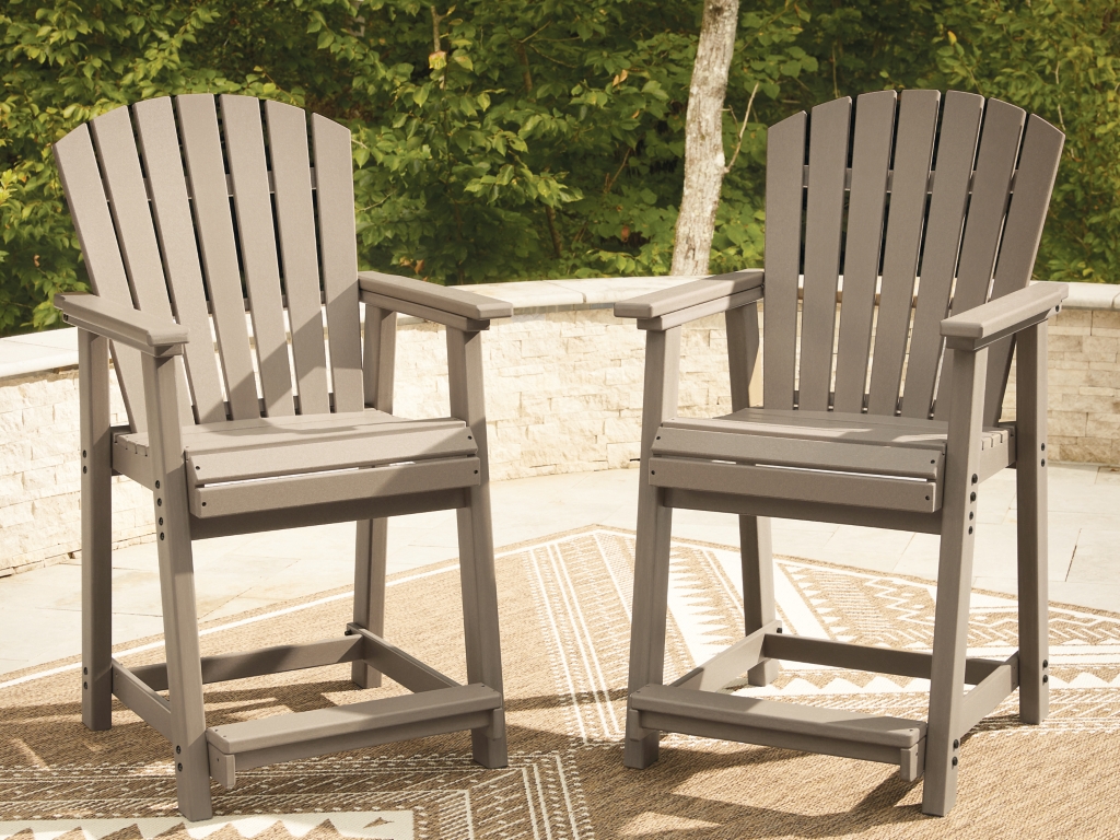 Seacliff Beach Outdoor Counter Height Bar Stool (Set of 2) - image 1