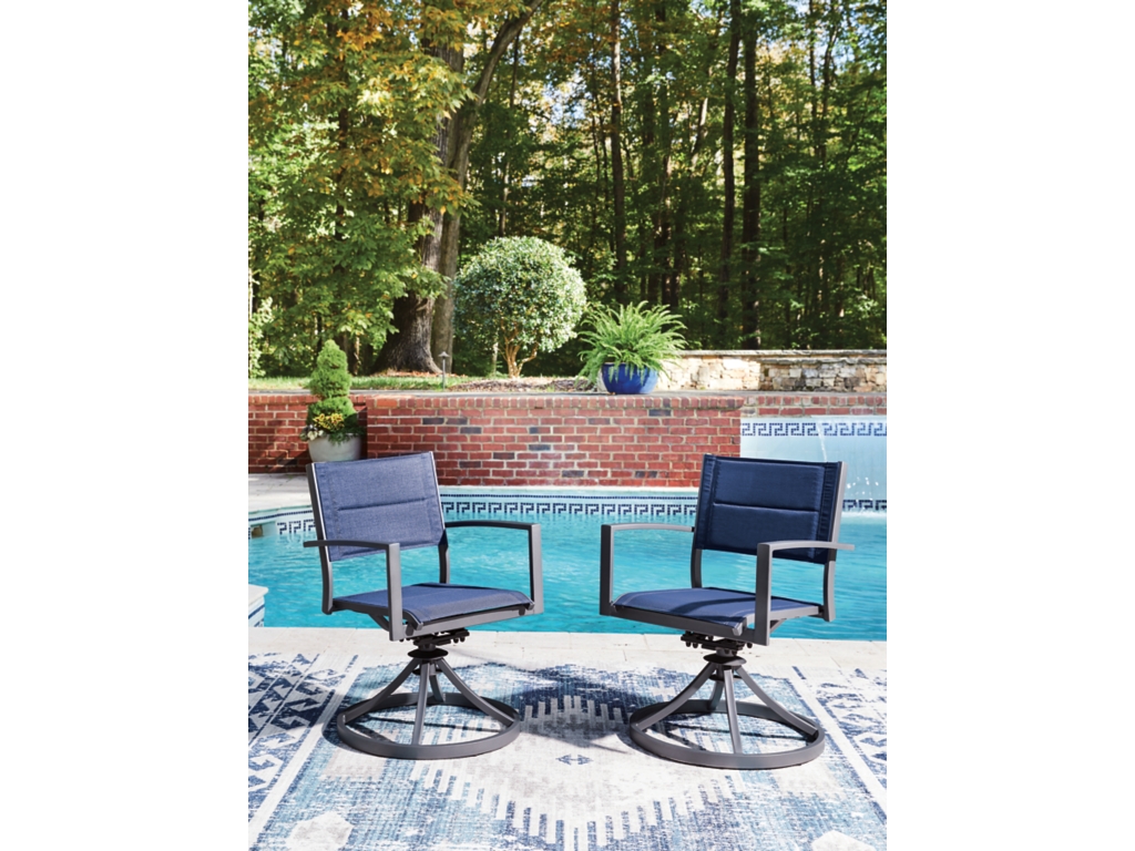 Rocky Creek Outdoor Sling Swivel Chair (Set of 2) - image 1