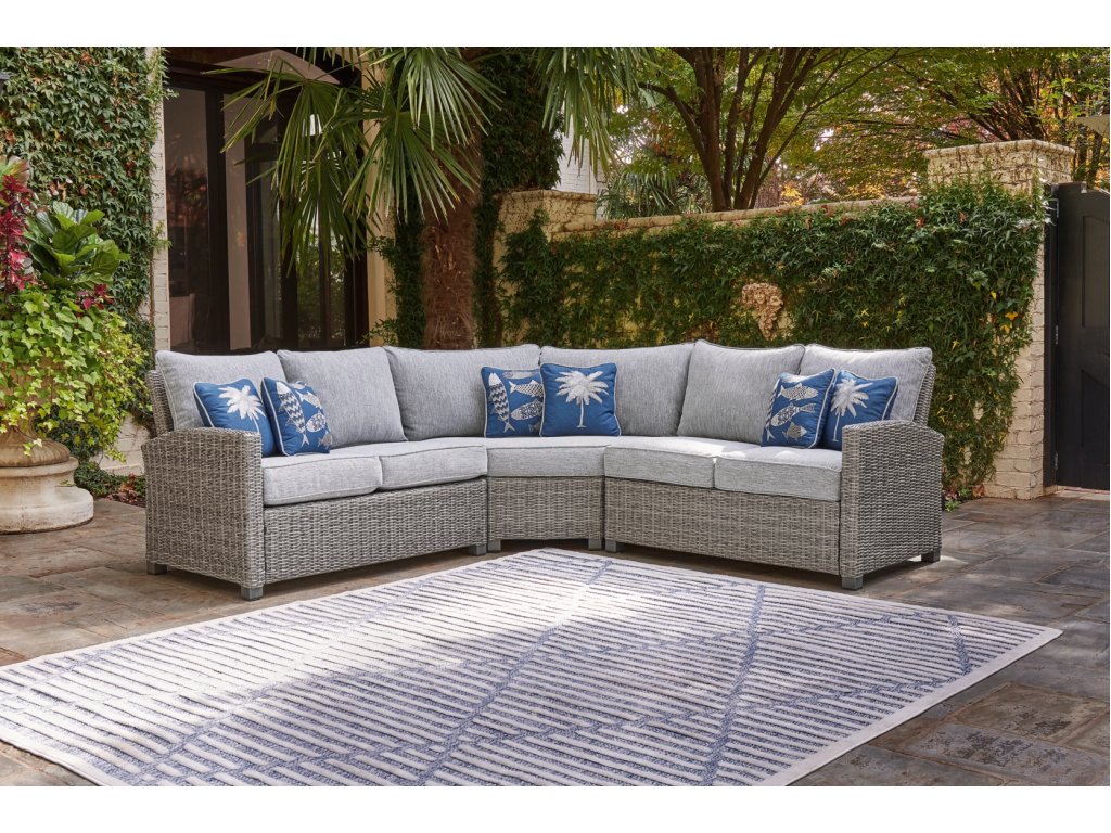 Naples Beach 3-Piece Outdoor Sectional - image 1
