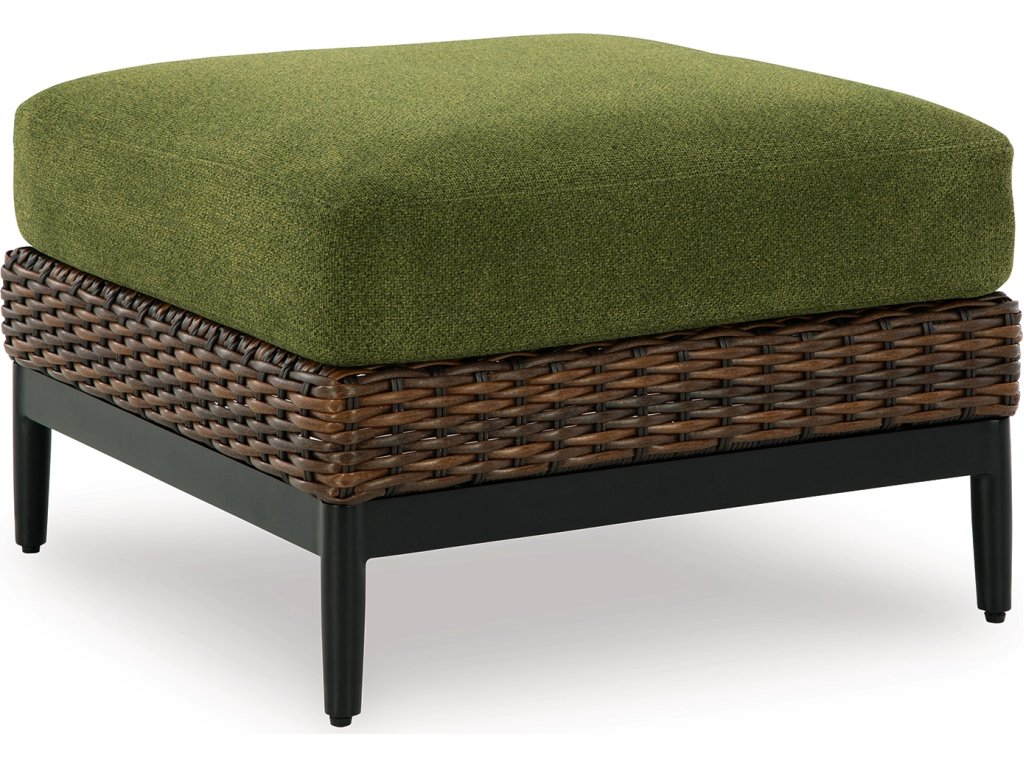 Horizon Hall Outdoor Ottoman with Cushion - main image