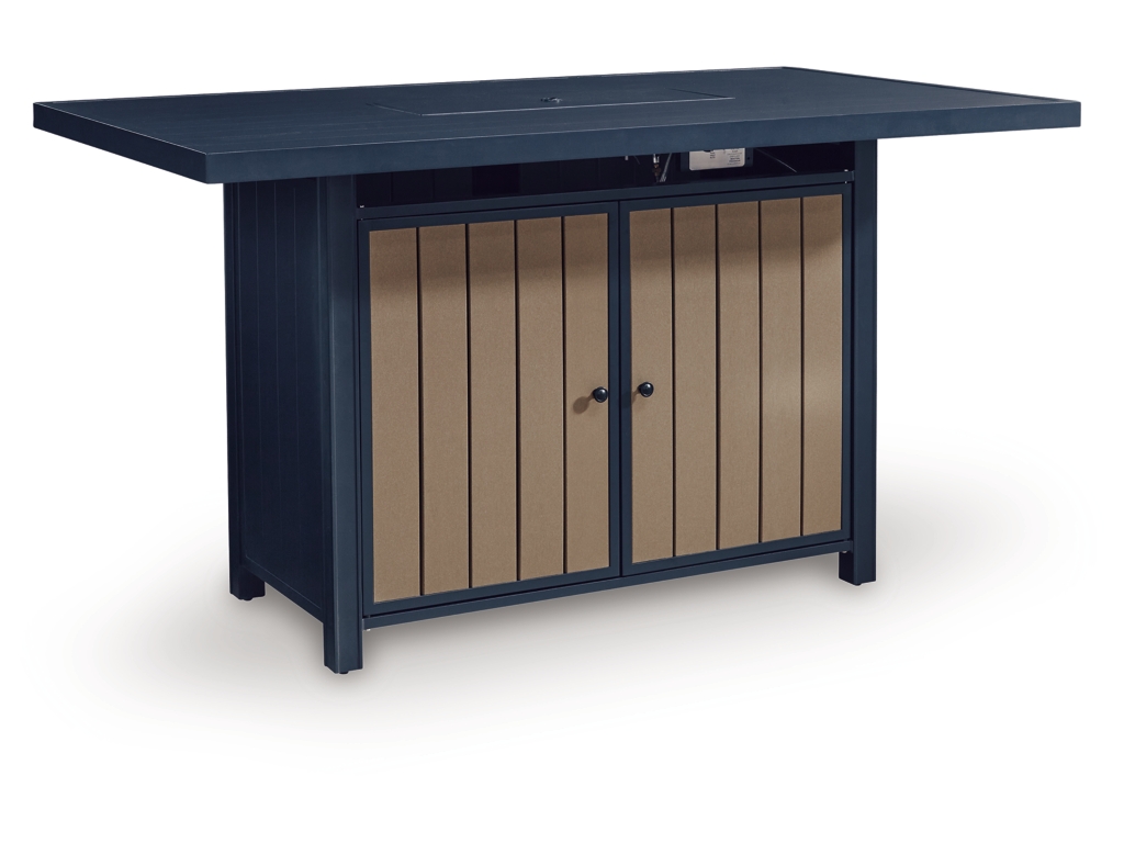 East Beach Outdoor Bar Table with Fire Pit - main image