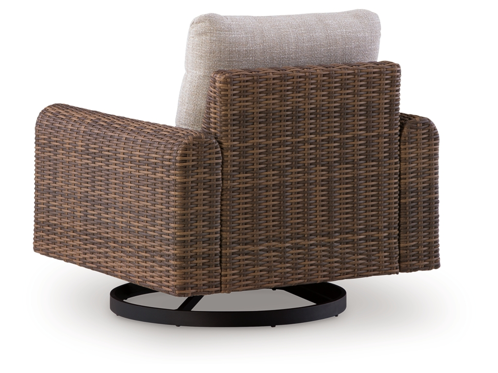 Dolan Creek Outdoor Swivel Lounge Chair with Cushion - image 3