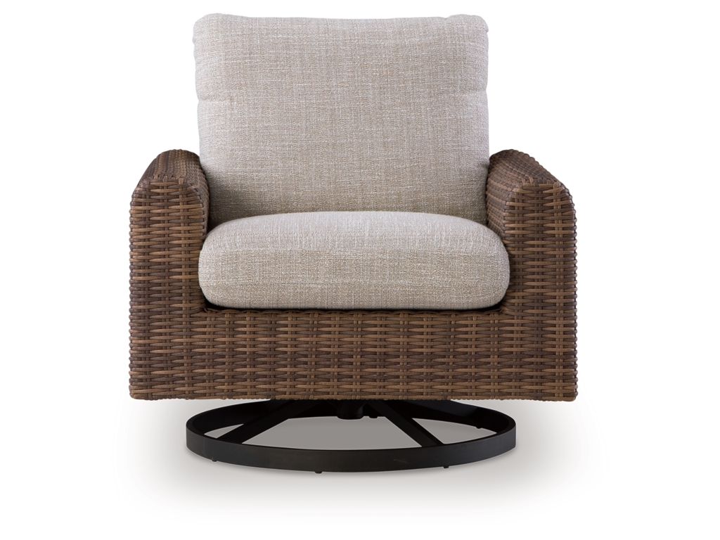 Dolan Creek Outdoor Swivel Lounge Chair with Cushion - image 2