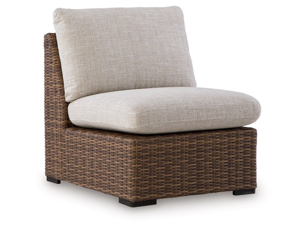 Dolan Creek Outdoor Armless Chair with Cushion - main image
