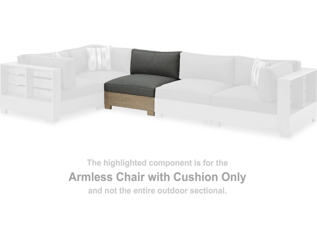 Citrine Park Armless Chair with Cushion - image 1