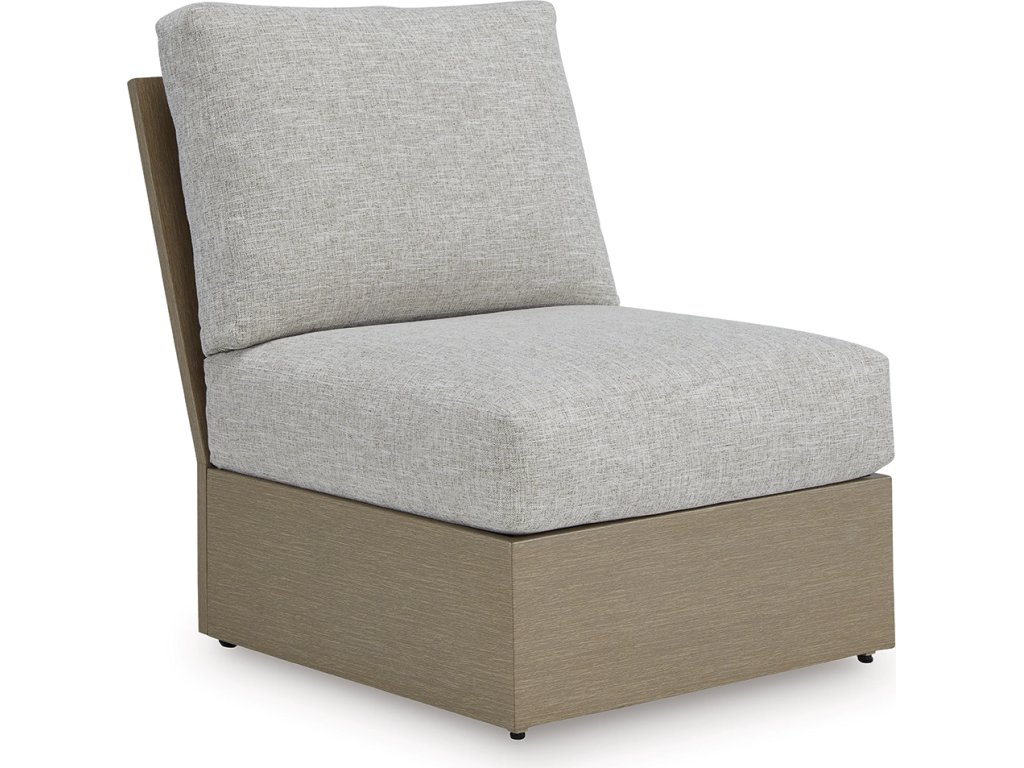 Kimpton Isle Outdoor Armless Chair with Cushion - main image