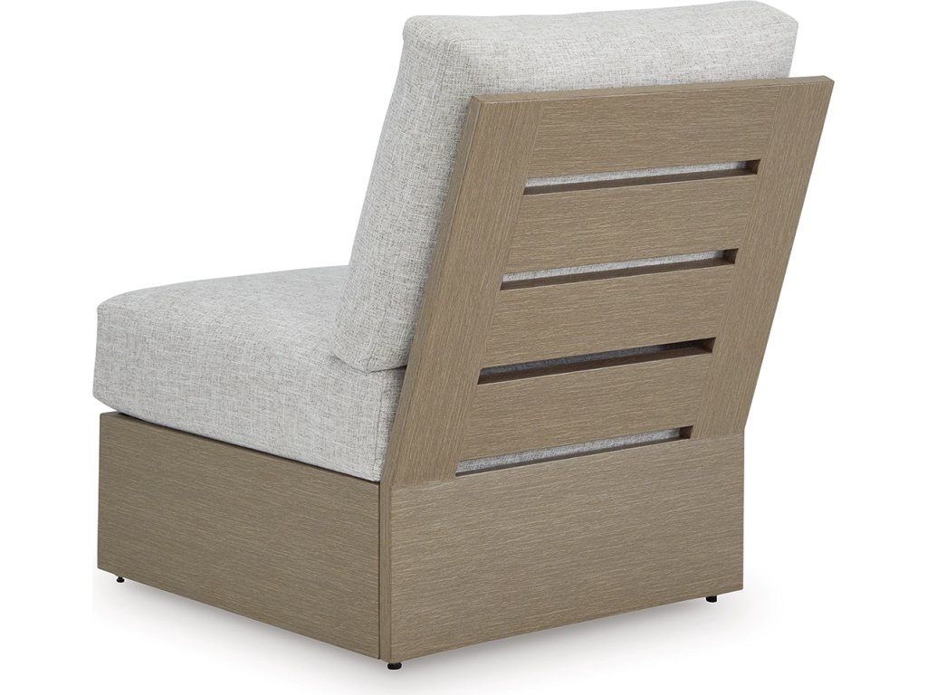 Kimpton Isle Outdoor Armless Chair with Cushion - image 4