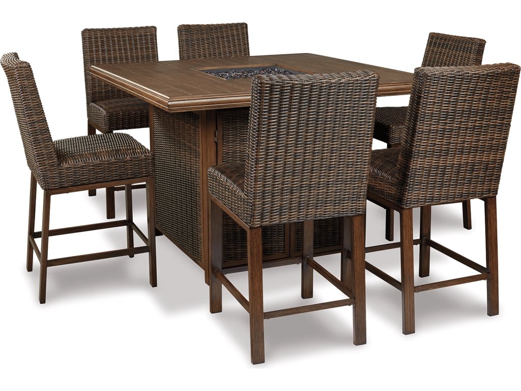 Paradise Trail Bar Table with Fire Pit - image 5