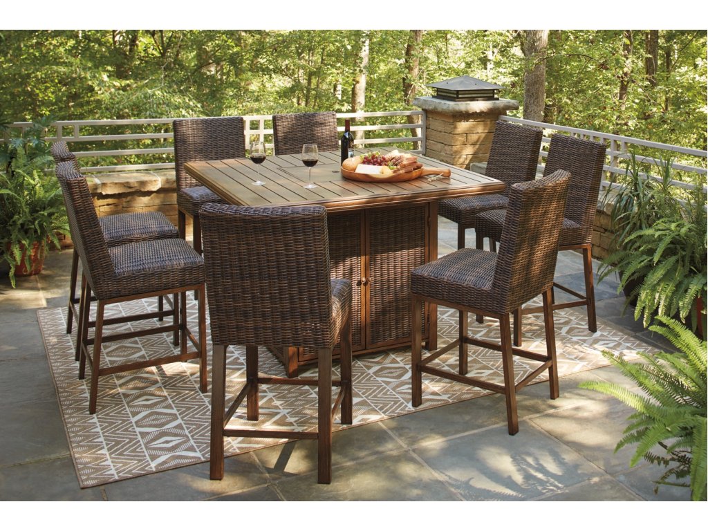 Paradise Trail Bar Table with Fire Pit - image 11