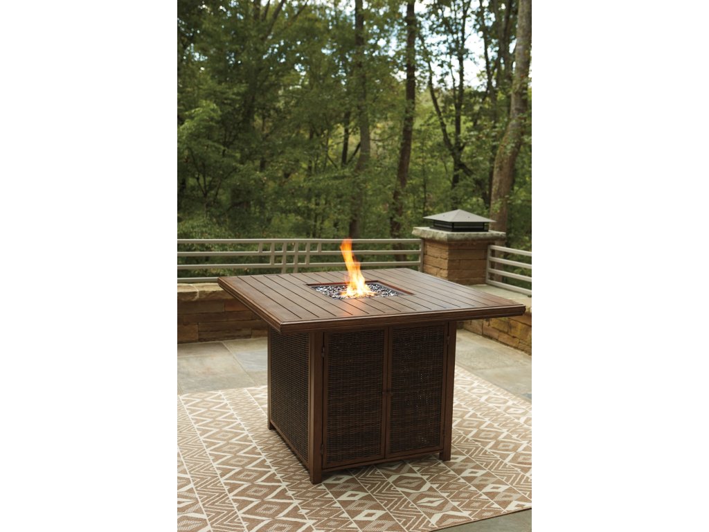 Paradise Trail Bar Table with Fire Pit - image 9