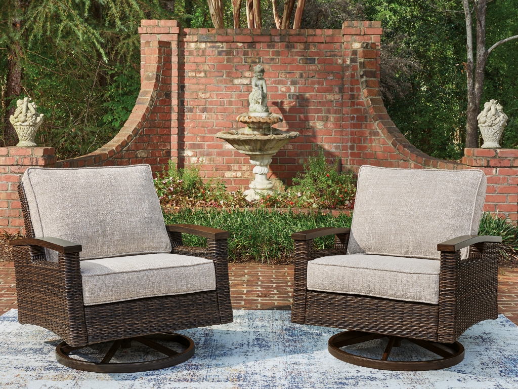 Monterey Point Outdoor Swivel Lounge Chair (Set of 2) - image 1