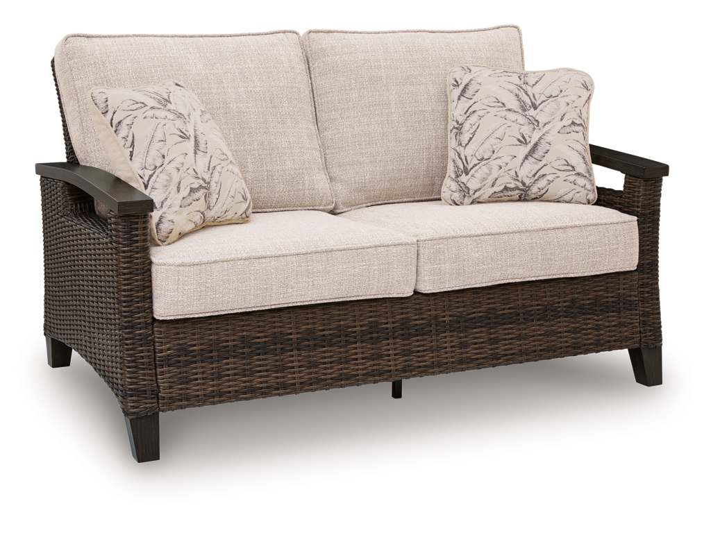 Monterey Point Outdoor Loveseat with Cushion - main image