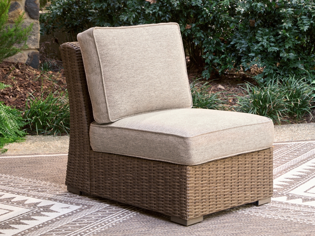 Laguna Heights Outdoor Armless Chair with Cushion - image 1