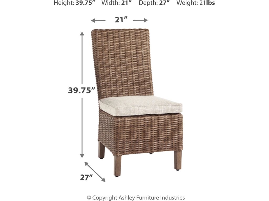 Beachcroft Outdoor Side Chair with Cushion (Set of 2) - image 5