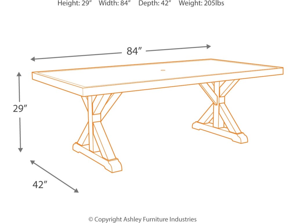 Beachcroft Outdoor Dining Table with 4 Chairs and Bench - image 7