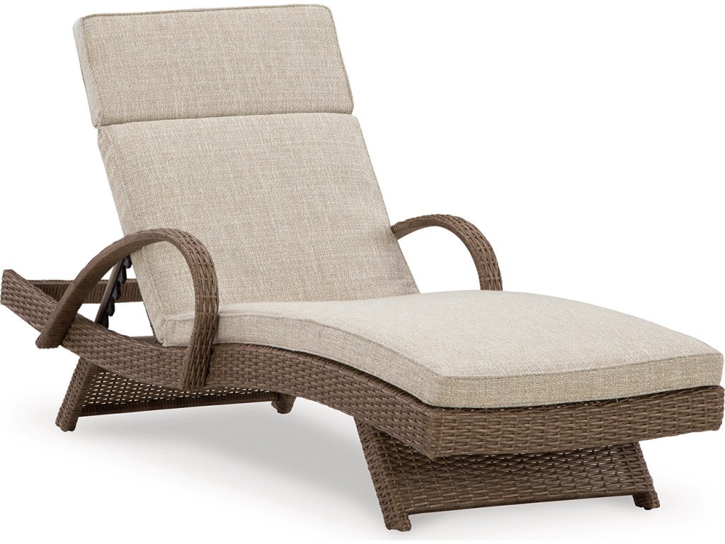 Beachcroft Outdoor Chaise Lounge with Cushion - main image