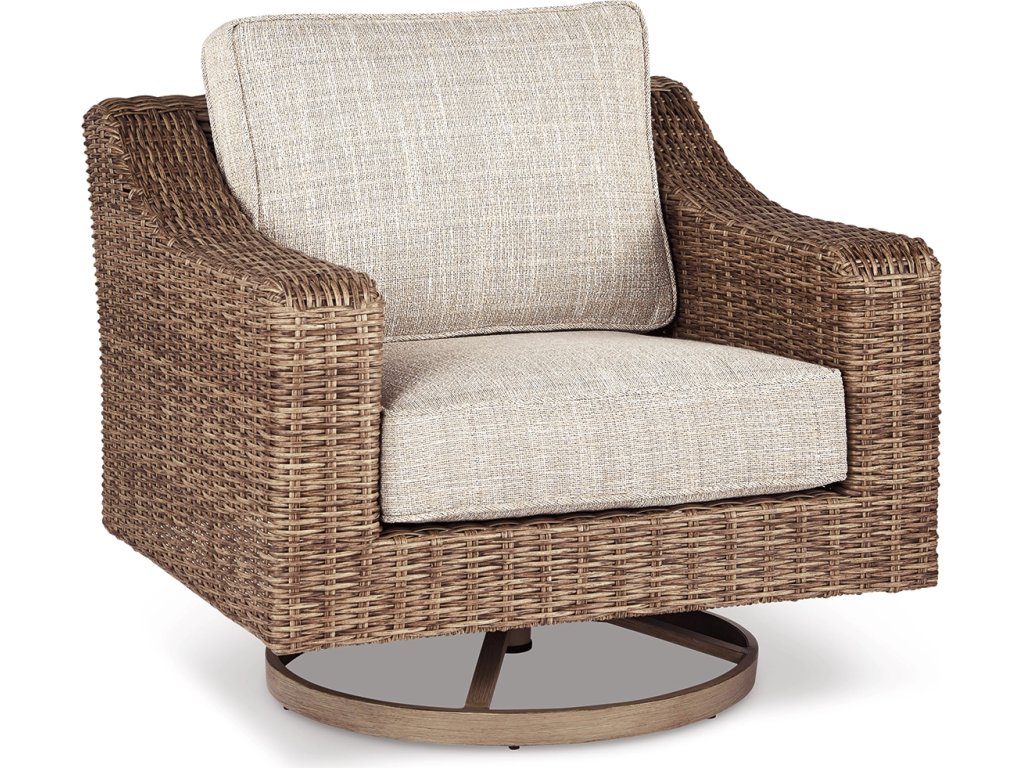 Beachcroft Outdoor Swivel Lounge with Cushion - main image