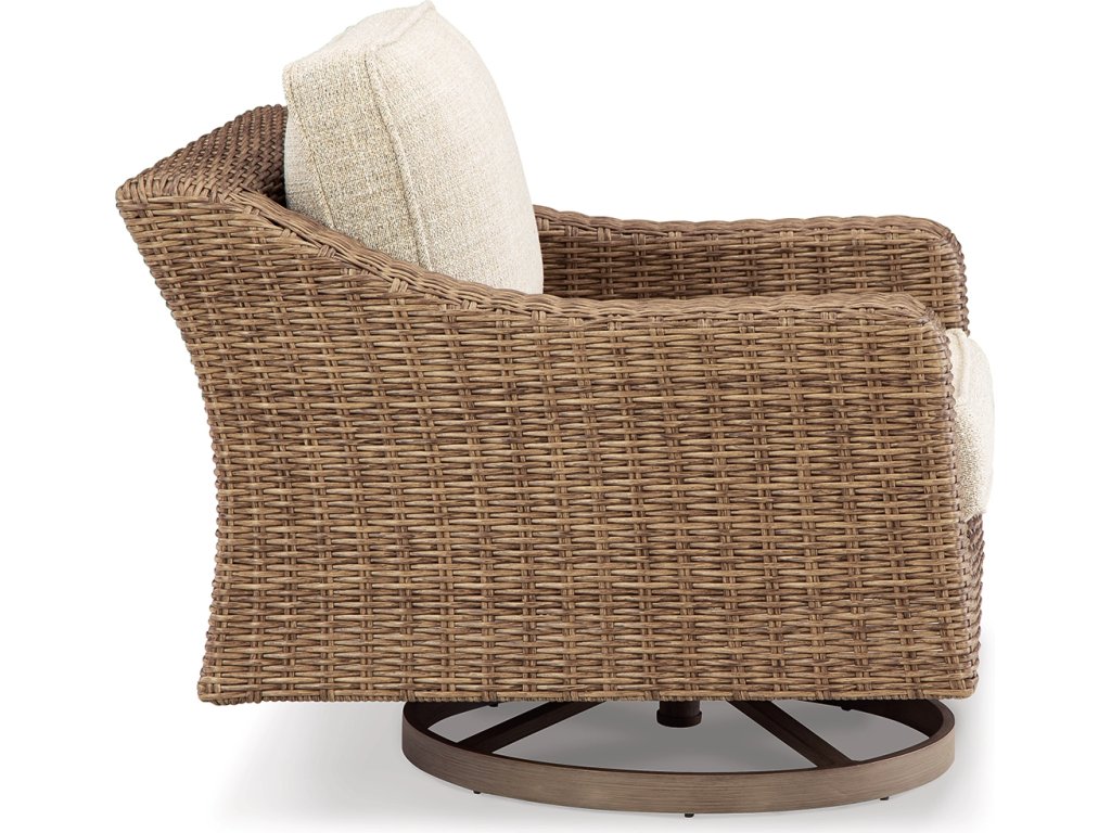 Beachcroft Outdoor Swivel Lounge with Cushion - image 4