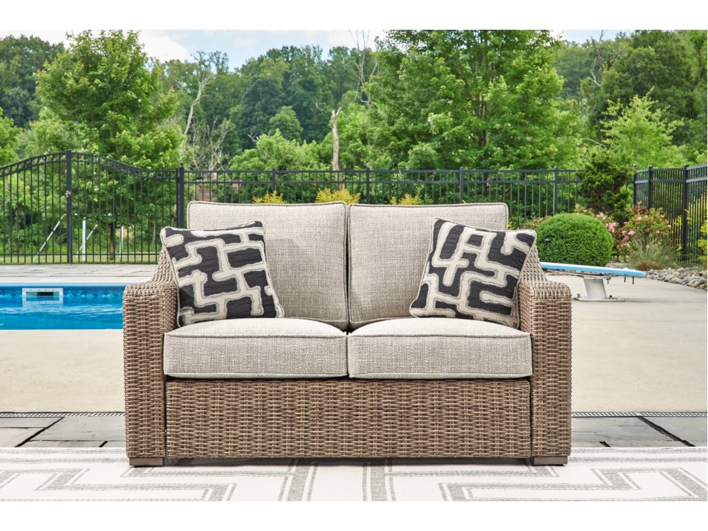 Beachcroft Outdoor Loveseat with Cushion - image 1