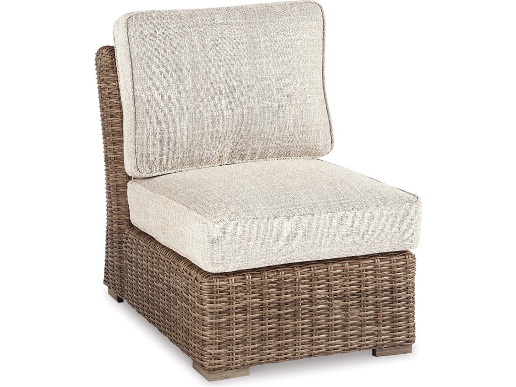 Beachcroft Outdoor Armless Chair with Cushion - main image