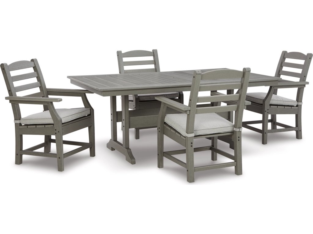 Visola Outdoor Dining Table with 4 Chairs - image 1