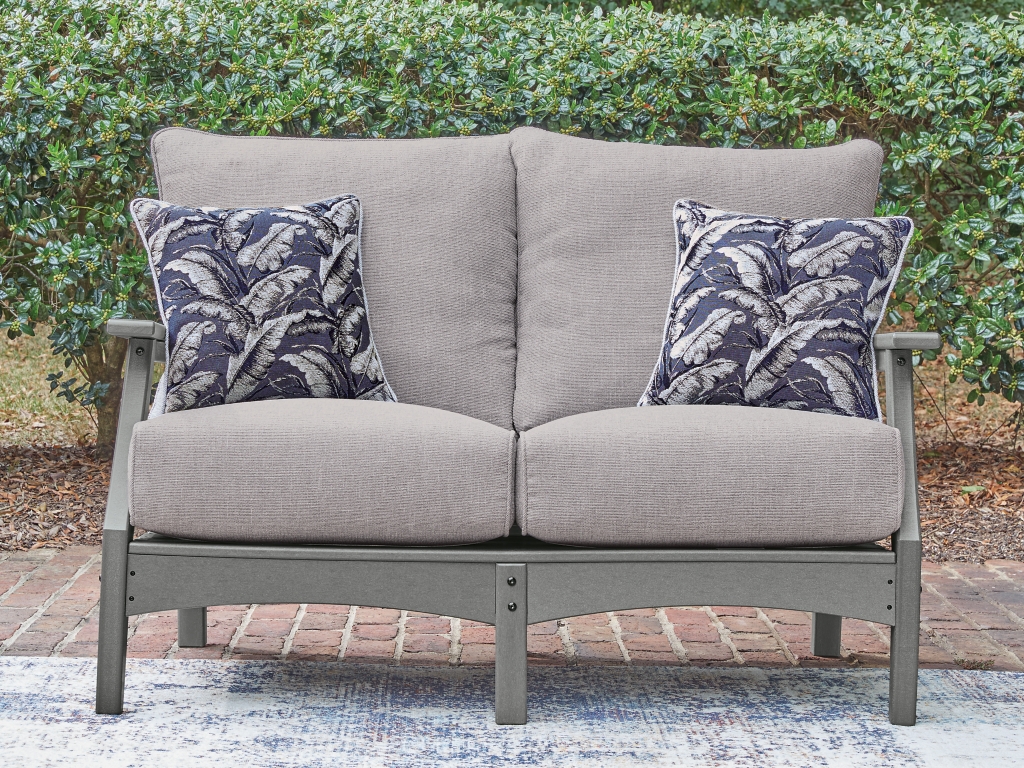 Cove Beach Outdoor Loveseat with Cushion - image 1