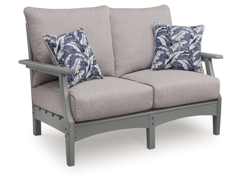Cove Beach Outdoor Loveseat with Cushion - main image