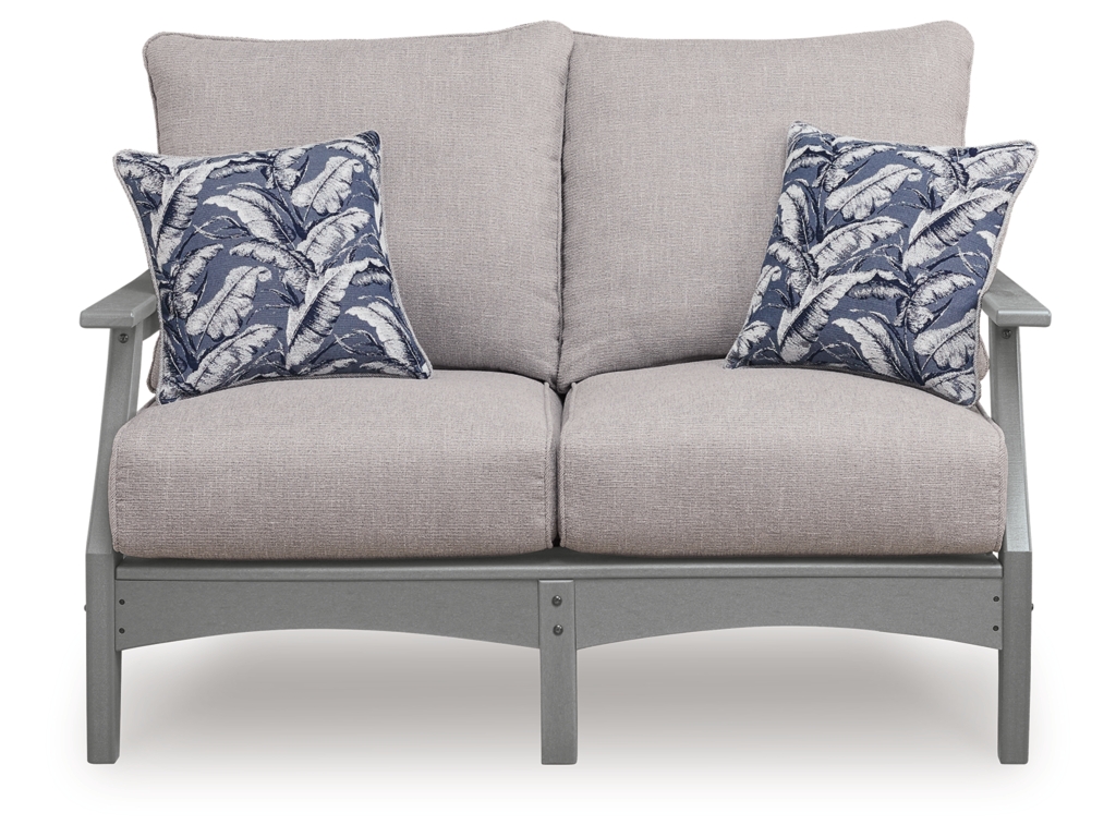 Cove Beach Outdoor Loveseat with Cushion - image 2