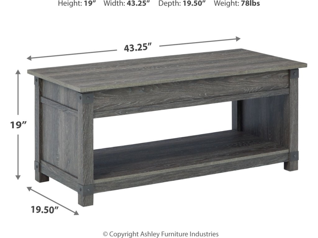 Freedan Lift-top Coffee Table, 2 End Tables and Console - image 13