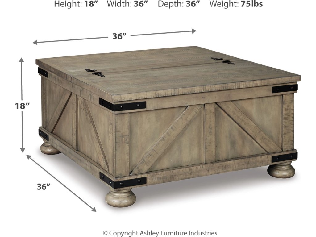 Aldwin Coffee Table With Storage - image 3