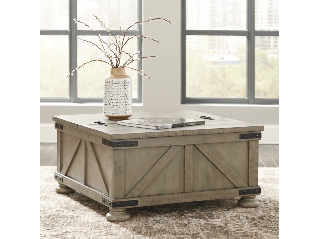 Aldwin Coffee Table With Storage - image 1