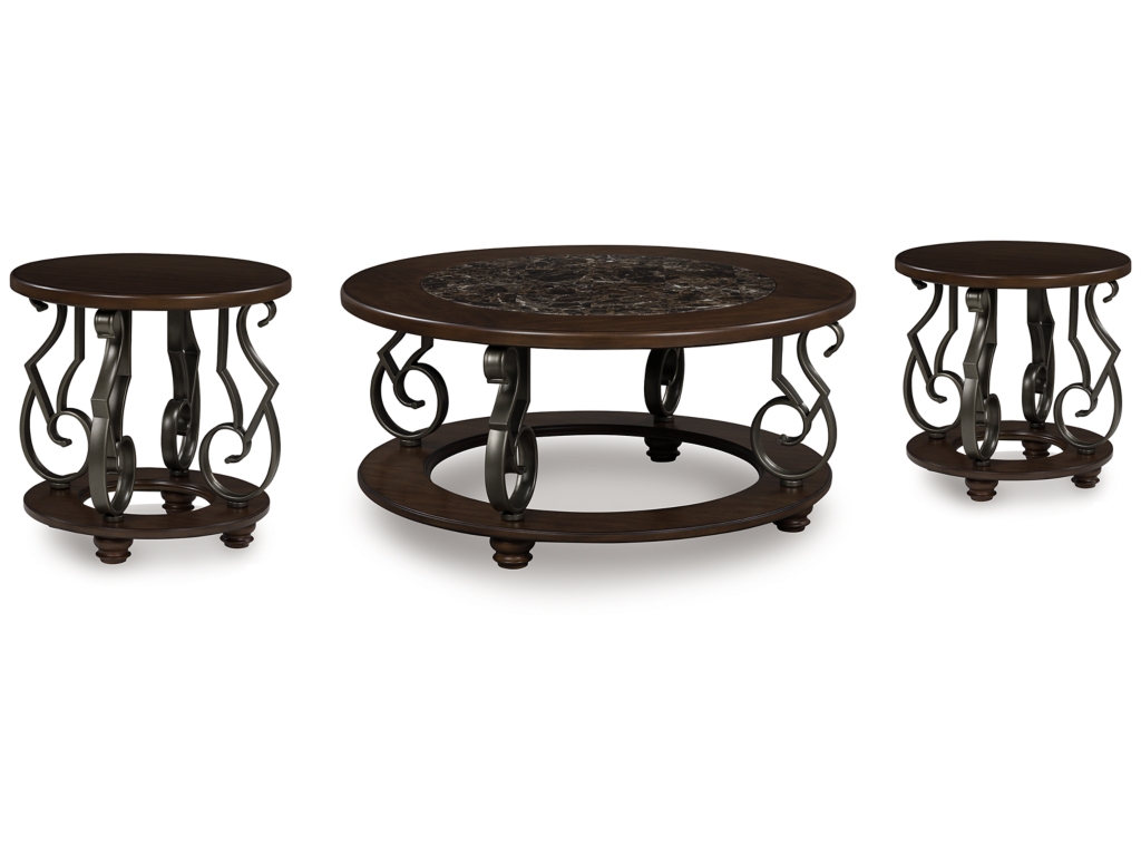Frallyn Coffee Table and 2 Ends - main image