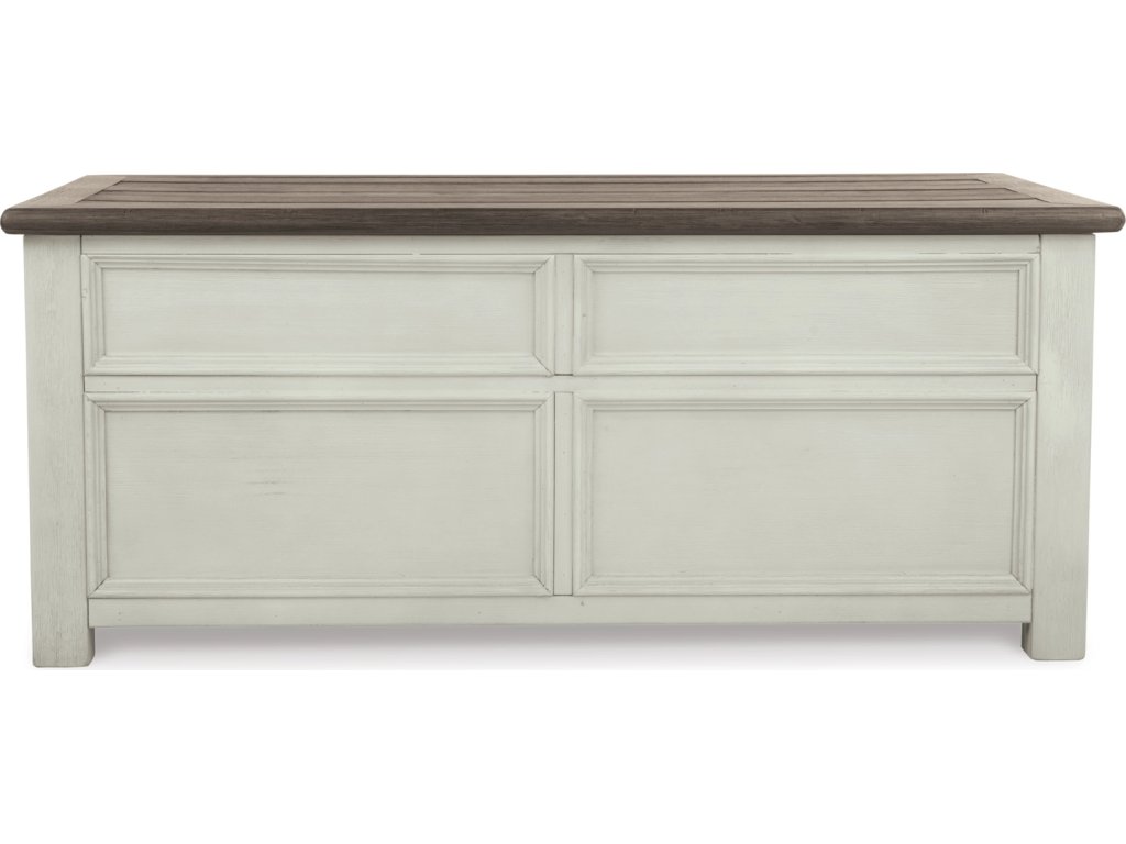 Bolanburg Coffee Table and 2 Chairside End Tables with Console - image 15