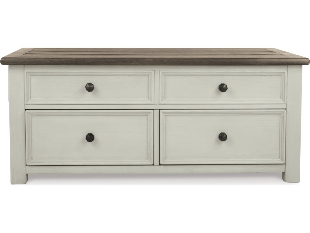 Bolanburg Coffee Table and 2 Chairside End Tables with Console - image 8
