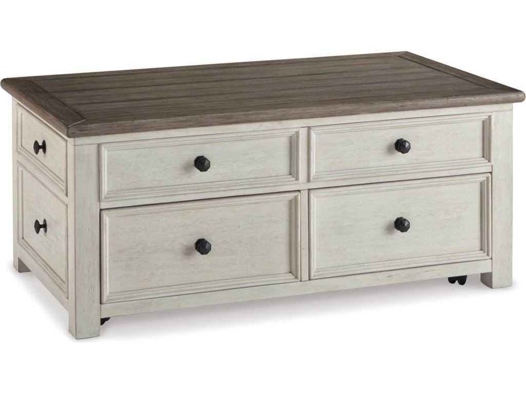 Bolanburg Coffee Table and 2 Chairside End Tables with Console - image 10