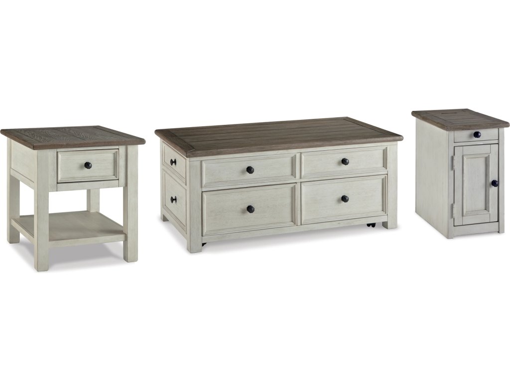 Bolanburg Coffee Table with End Table and Chairside End Table - main image