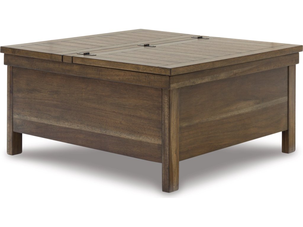 Moriville Lift-top Coffee Table and 2 Chairside End Tables - image 7