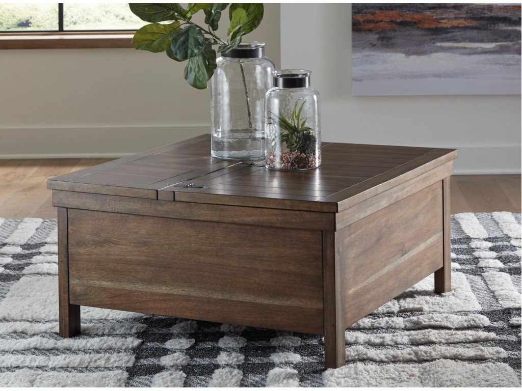 Moriville Lift-top Coffee Table and 2 Chairside End Tables - image 14