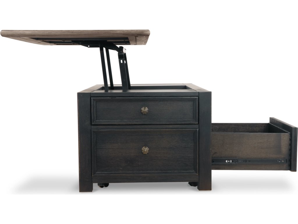 Tyler Creek Coffee Table and 2 End Tables with Console - image 17