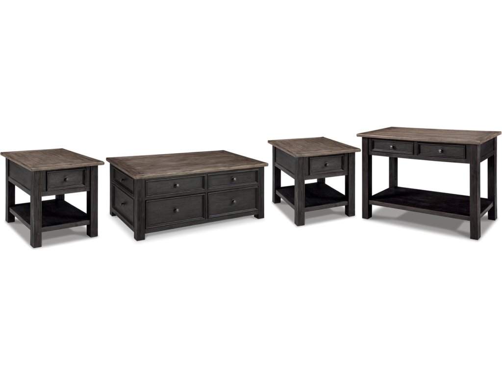 Tyler Creek Coffee Table and 2 End Tables with Console - main image