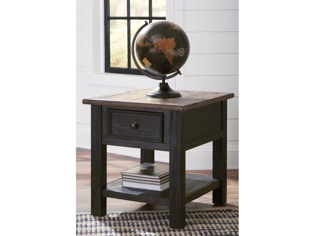 Tyler Creek Coffee Table and 2 End Tables with Console - image 21