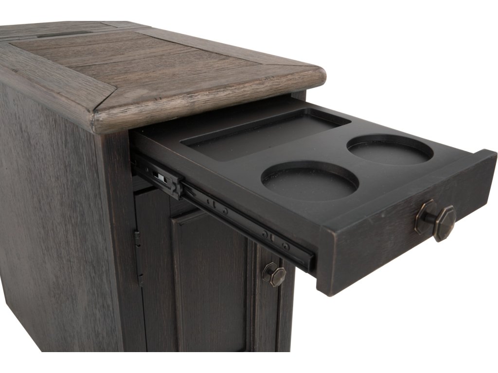 Tyler Creek Chairside End Table with USB Ports & Outlets - image 8