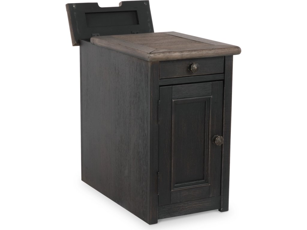 Tyler Creek Chairside End Table with USB Ports & Outlets - image 2